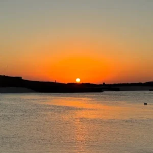 Sunset in Daymaniyat islands